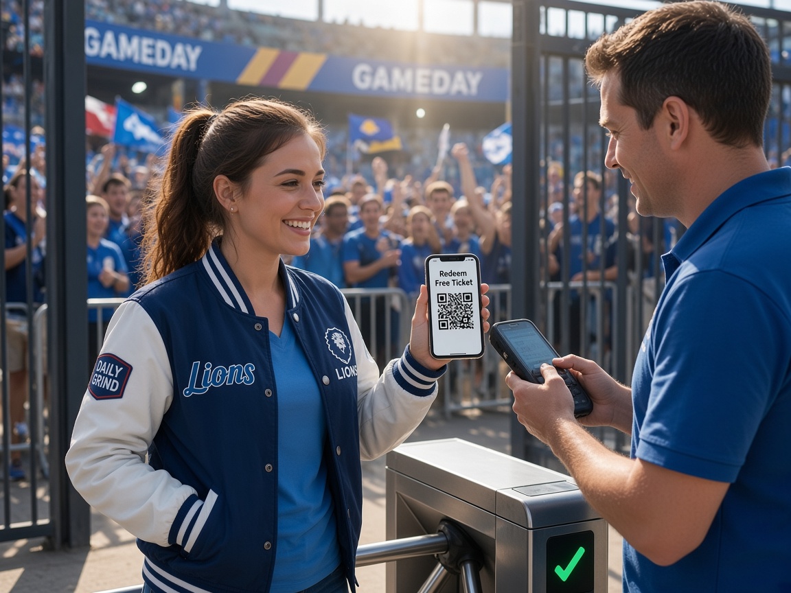 After Jellin: fan shows QR ticket from merchandise purchase at stadium